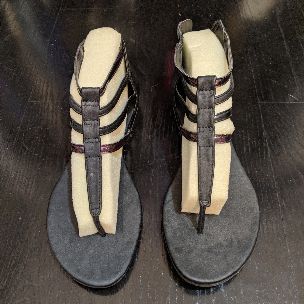 Whitley black Gladiator sandals